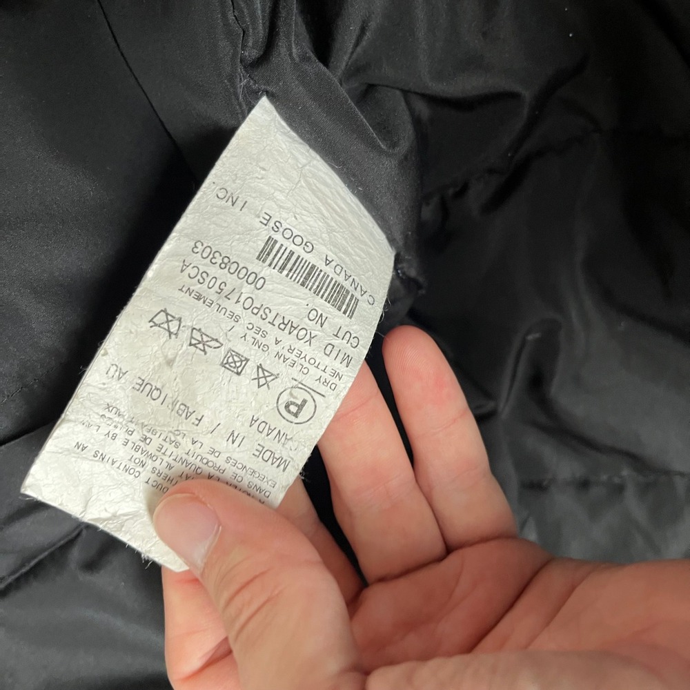 Canada Goose Chilliwack Bomber Jacket Blue Fur Hood Mens Medium M 7950M - Picture 14 of 14